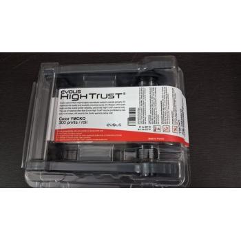 Evolis Prints Ribbon 300 YMCKO For Primacy 2 ID Card Printer Part Number R5F208I110