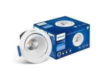 Philips  LED COB Spotlight Aluminium Round 3 Colors in 1 Astra Spot 7W Warm White + Natural White + Cool Day Light Cutout 67mm