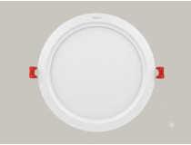 Wipro LED Downlight LD80-171-XXX-65-G1 IRIS Slim Round 150V–270V AC 18W 6500K 200mm