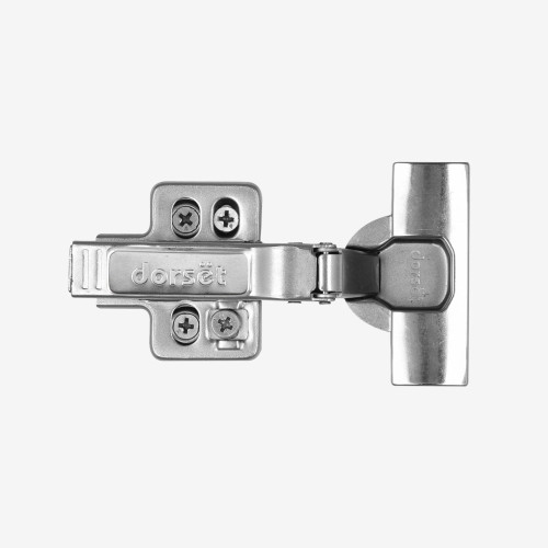 Dorset Soft Close Clip On Hinge IGSC3D0C Adjustable SS With 3D Mounting Plate 0 Crank
