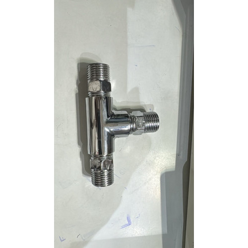 Equal Tee Connector Male SS 304 1/2 Inch
