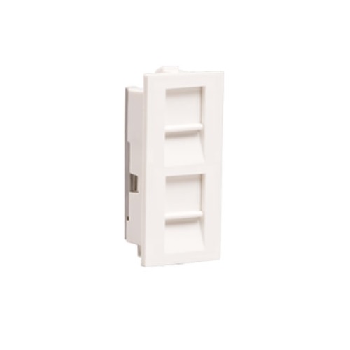 Crabtree Athena  RJ 11 2 Gang Tel Socket, ACAKRTW112 (Pack of 20 Pcs)