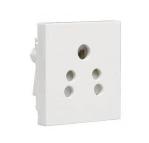 Crabtree Athena 6A 5 Pin Shuttered Socket, ACAKPXW065 (Pack of 10 Pcs)