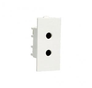 Crabtree Athena 6A 2 Pin Shuttered Socket, ACAKSXW062 (Pack of 20 Pcs)