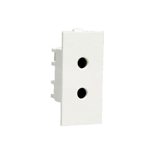 Crabtree Athena 6A 2 Pin Shuttered Socket, ACAKSXW062 (Pack of 20 Pcs)