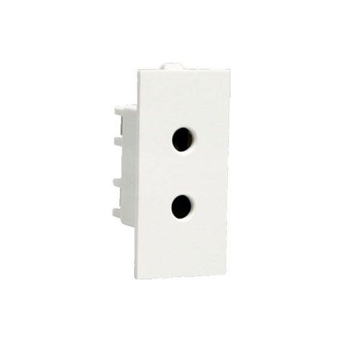 Crabtree Athena 6A 2 Pin Shuttered Socket, ACAKSXW062 (Pack of 20 Pcs)