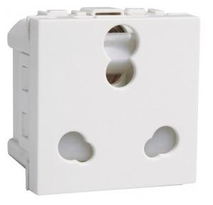 Havells Coral 6-16A 3 Pin Shuttered Socket