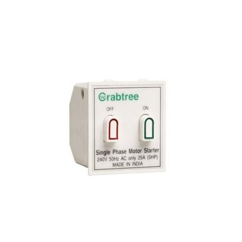 Crabtree Athena 32 A Motor Starter Switch, ACASMXW321 (Pack of 10 Pcs)