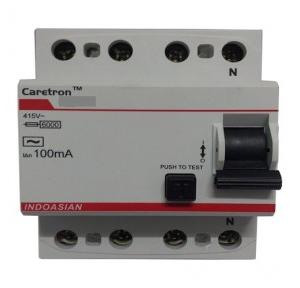 Indoasian Caretron 4P RCCB 63A, 30mA