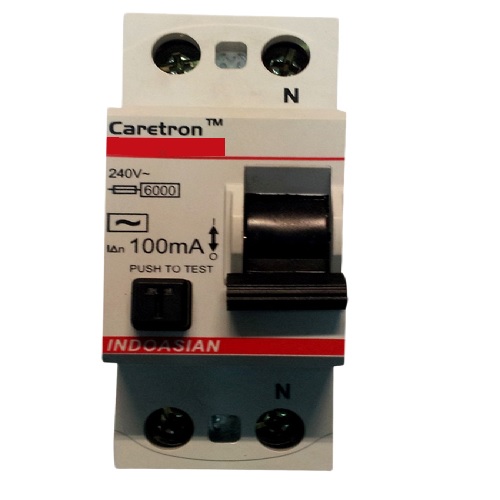 Indoasian Caretron 4P RCCB 40A, 300mA