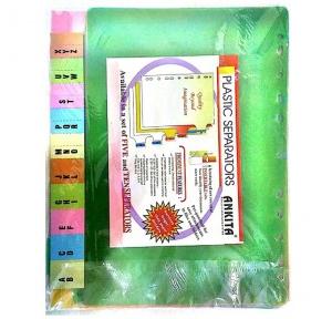 Ankita Plastic File Divider/Seperator ( A-Z )