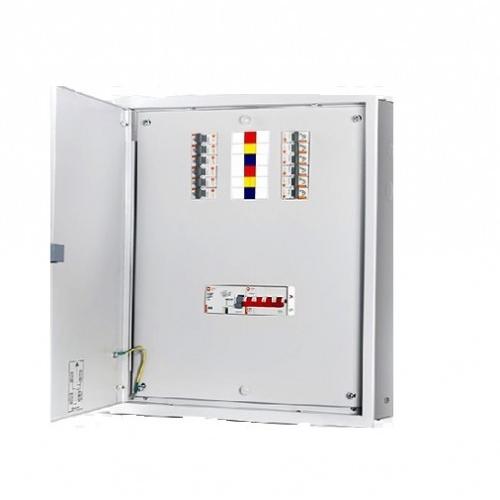 Orient 63A 8Way TPN Double Door Vertical Phase Selector Distribution Board, 332TDDRG6308T