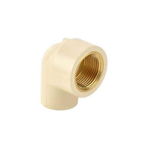 Ashirvad Flowguard Plus CPVC Elbow 90 Degree (Brass) 1-1/4x1-1/4 Inch, 2226106