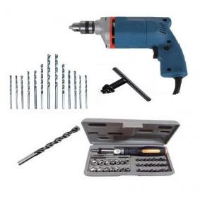 Bizinto Impact Drill With 41 Pcs Screwdriver Toolkit, 300 W, 2600 rpm