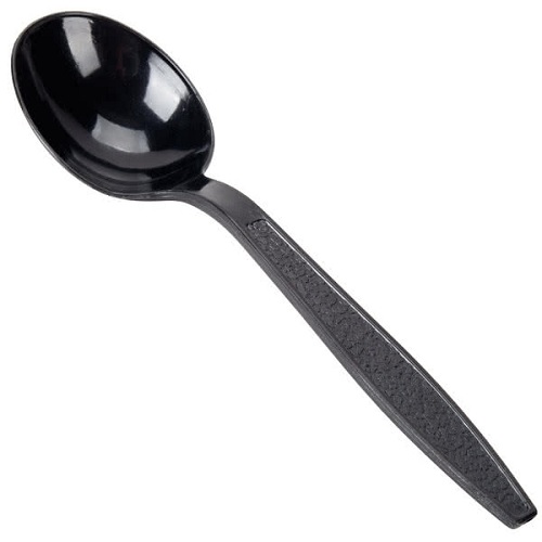 Disposable Spoons Black