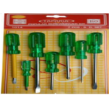 Pye Screwdriver Set Green & Metallic GLOBAL-1059