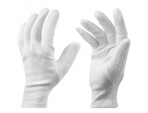 Cotton Hand Gloves White, 15 Inch 1 Pair