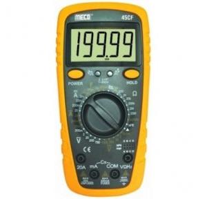 Meco 45CF Digital Multimeter AC Voltage Range 200mV to 750V