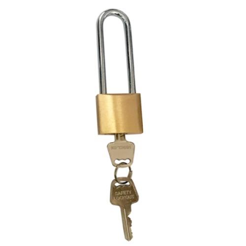 KRM LOTO Long Brass Safety Padlock, KRM-K-PDL