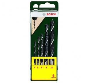 Bosch 5- Piece Wood Drill Bit, 2607019440