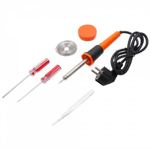 Soldron Soldering Iron 25W With Solder Wire & Flux 50gm