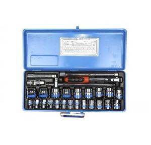 Taparia Square Drive Socket Set 1/2 inch, SM 14 (27 Pcs)