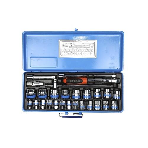 Taparia Square Drive Socket Set 1/2 inch, SM 14 (27 Pcs)