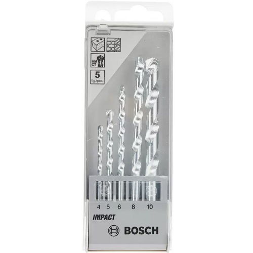 Bosch 5 Piece Masonry Drill Bit Set, 2608590090