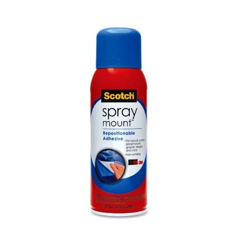 3M Scotch Spray Mount Adhesive, 16 OZ