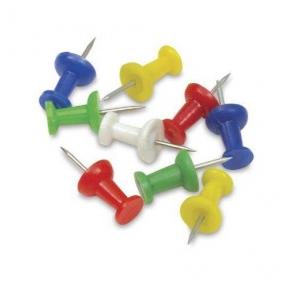 Scholar Push Pins Colored (Pack of 50 Pins)