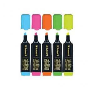 Luxor Assorted Color Highlighter (Pack of 5)