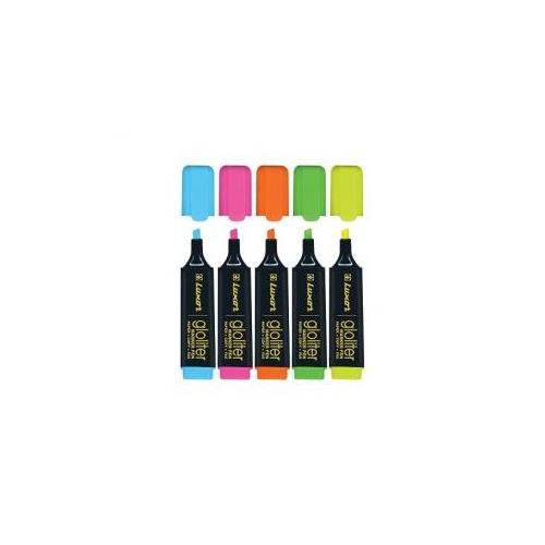 Luxor Assorted Color Highlighter (Pack of 5)