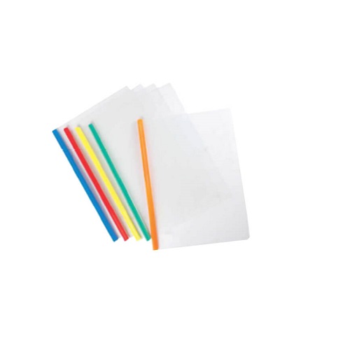 Saya 20 Pcs Clear Slide Bar Strip File Lite - A4 SY-606A