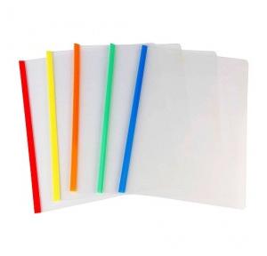 Saya 10 Pcs Clear Slide Bar Strip File Eco - A4 SY-605A