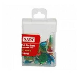 Saya Push Pins- Round - Transparent Colors SY-PP54