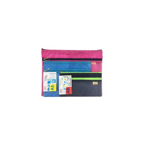 Saya Dual Zip Bag - A6 SY-2406