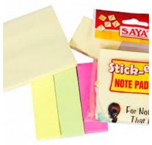 Saya Stick-eee Page Markers SY-SN06, Size: 1x3x4 Inch (50 Sheets)