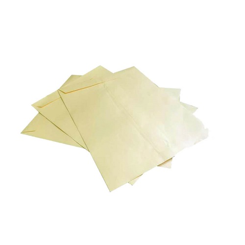 Saya Envelope SY-1012YL Yellow Laminated . 10 x 12 inch Pack of 50
