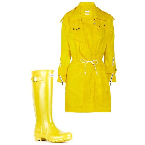 Rain coats & Sets of Gum boots