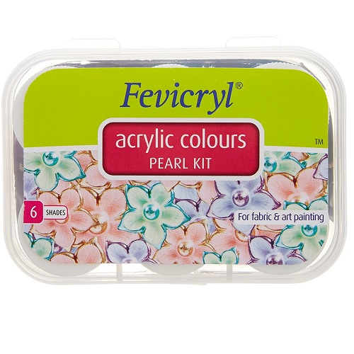 Pidilite Acrylic Pearl set, Pack of 6 shades