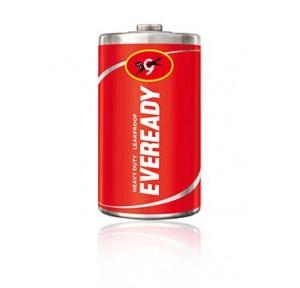 Eveready D Zinc Carbon Battery 1050 Heavy Duty 1.5 V