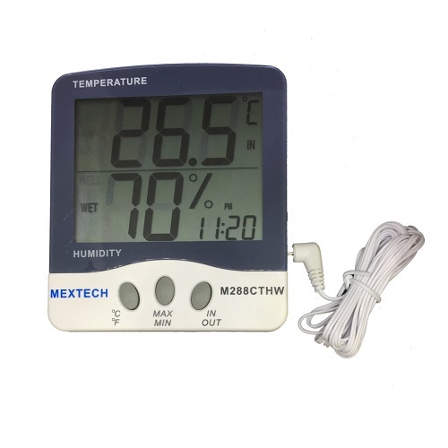 Mextech Thermo Hygrometer, M288CTHW