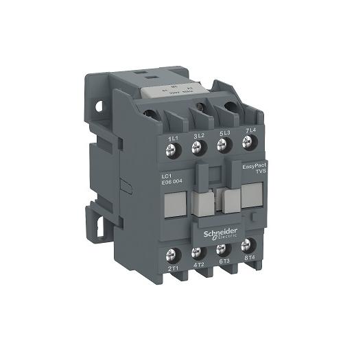 Schneider EasyPact TVS 110A 2NO+2NC 4P AC Control Power Contactor, LC1E80008