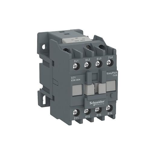 Schneider EasyPact TVS 40A 2NO+2NC 4P AC Control Power Contactor, LC1E18008