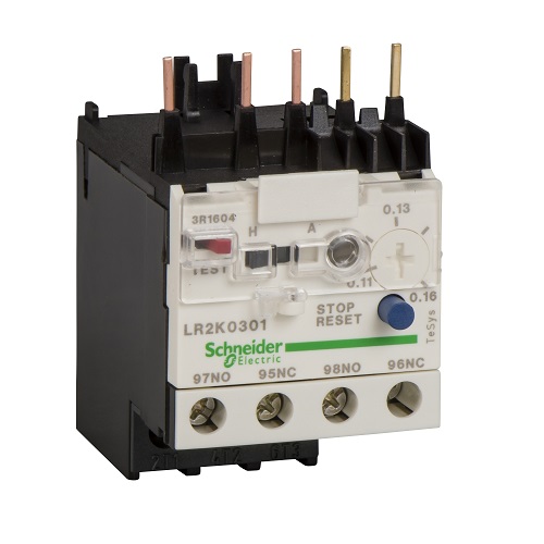 Schneider TeSys LRD 12-16A 1NO+1NC Thermal Overload Relay, LR2K0322
