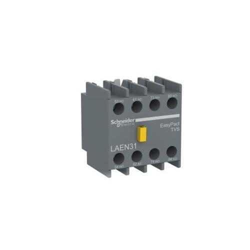 Schneider EasyPact TVS 4NO Auxillary Contact Block For ETVS Contactors, LAEN40