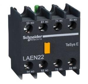 Schneider EasyPact TVS 2NO+2NC Auxillary Contact Block For ETVS Contactors, LAEN22