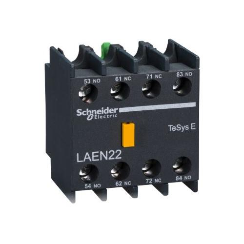Schneider EasyPact TVS 2NO+2NC Auxillary Contact Block For ETVS Contactors, LAEN22