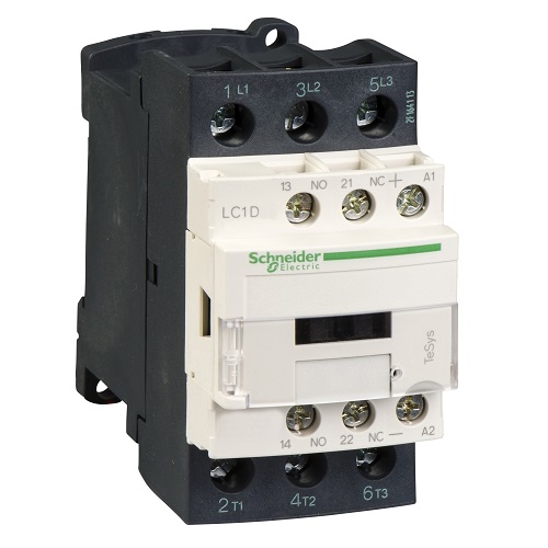 Schneider TeSys D 50A 1NO+1NC 3P DC Low Consumption Power Contactor, LC1D32