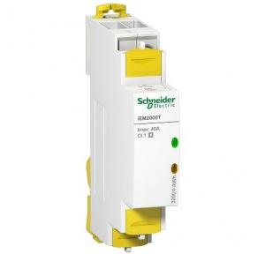 Schneider 1 Phase Energy Meter Upto 40A, POP W/O Display, A9MEM2000T